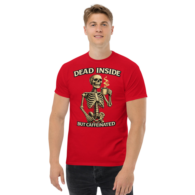 Unisex classic tee Skeleton Dead Inside