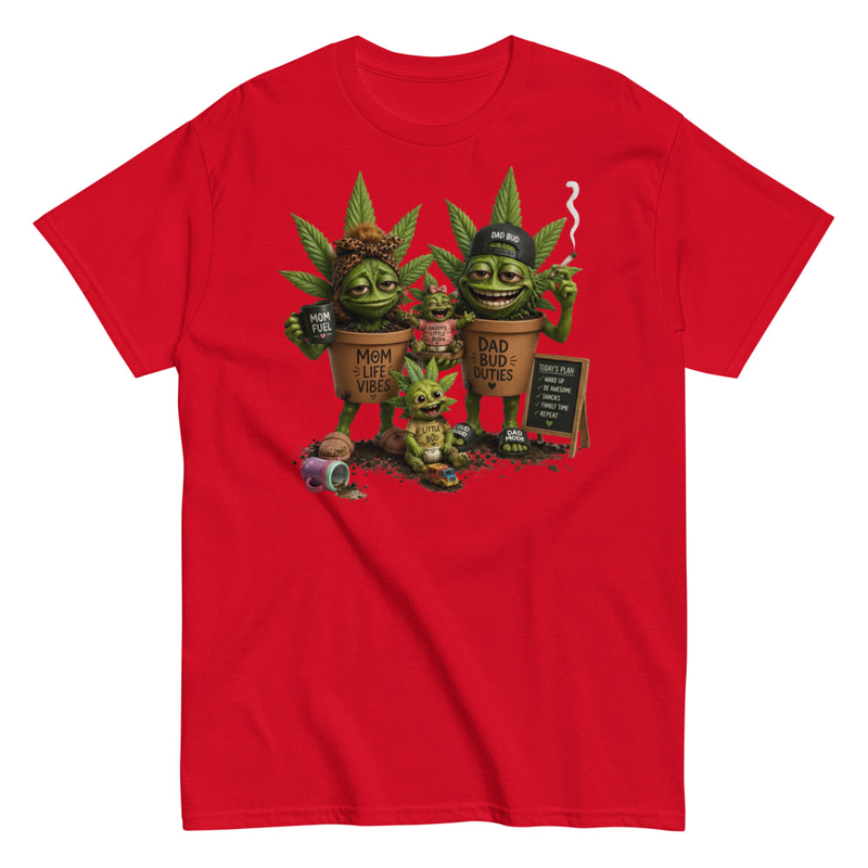 Unisex classic tee Canna Culture Plant Mom & Dad