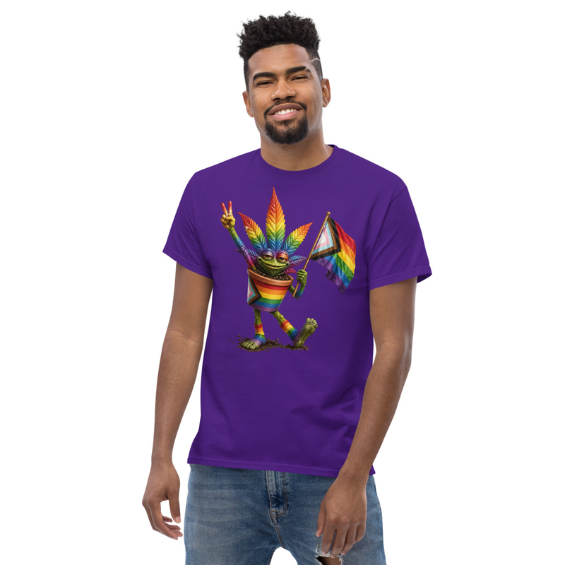 Unisex classic tee Canna Culture Pride Plant Peace