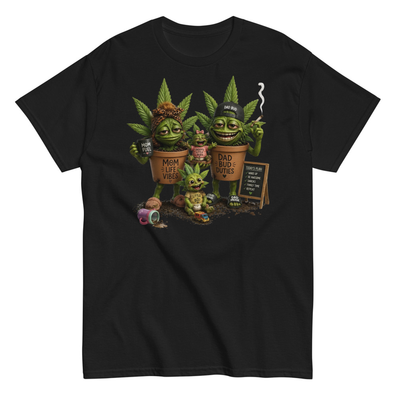 Unisex classic tee Canna Culture Plant Mom & Dad