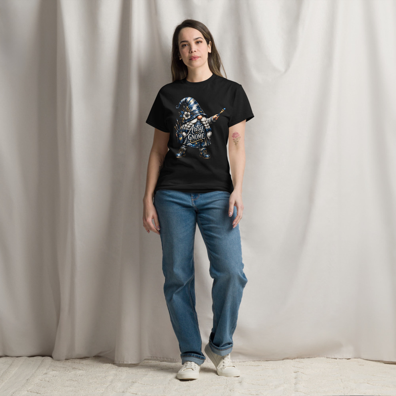 Unisex classic tee Gnome Artsy from Artsy & Fartsy