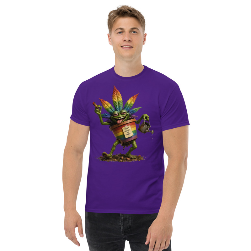 Unisex classic tee Canna Culture Pride Plant Be Happy