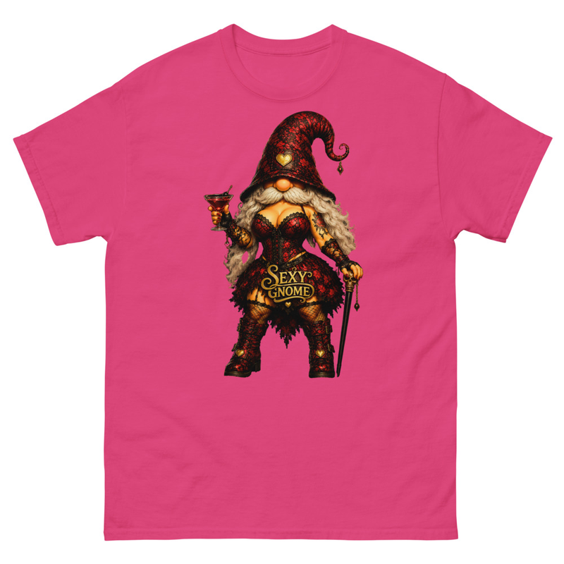 Unisex classic tee Gnome Sexy Red