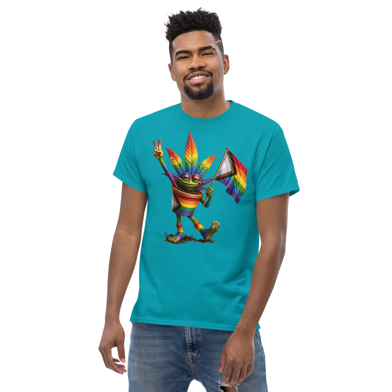Unisex classic tee Canna Culture Pride Plant Peace