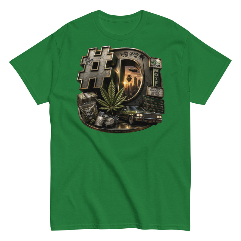 Unisex classic tee Canna Culture Blaze County