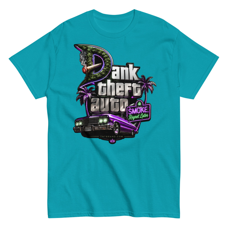 Unisex classic tee Canna Culture Dank Theft Auto