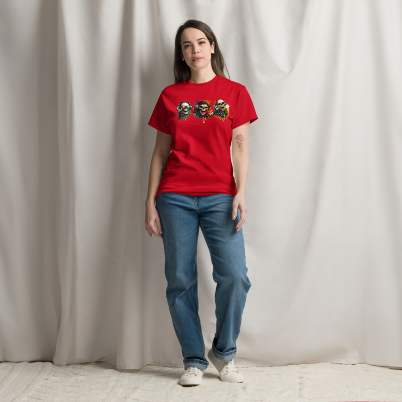 Unisex classic tee Skeleton Trio