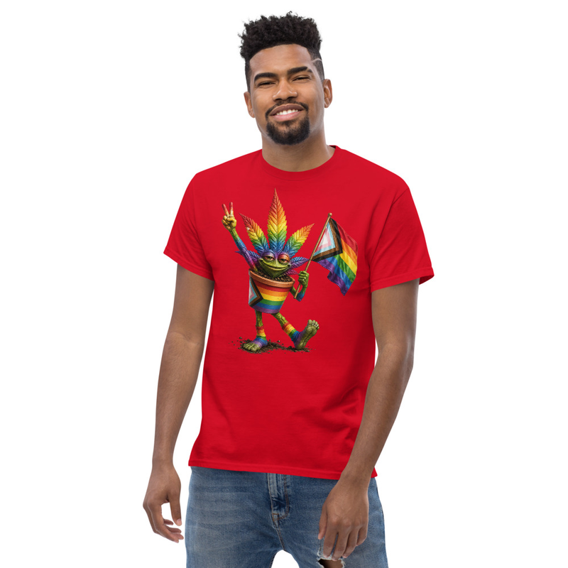 Unisex classic tee Canna Culture Pride Plant Peace