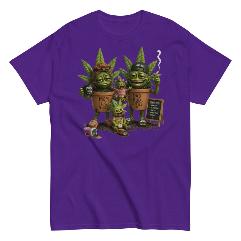 Unisex classic tee Canna Culture Plant Mom & Dad