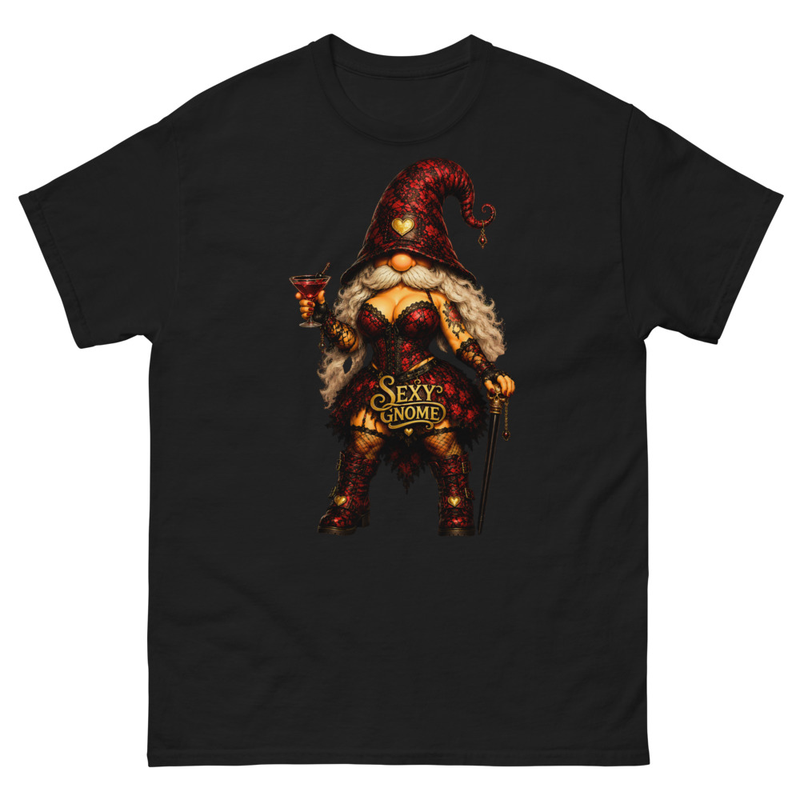 Unisex classic tee Gnome Sexy Red
