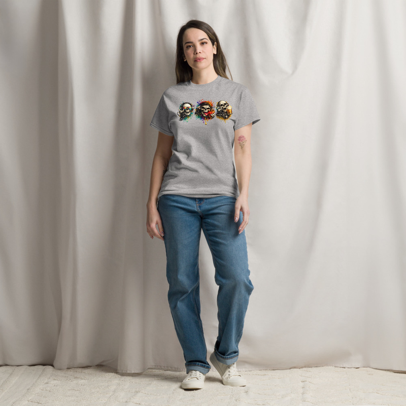 Unisex classic tee Skeleton Trio