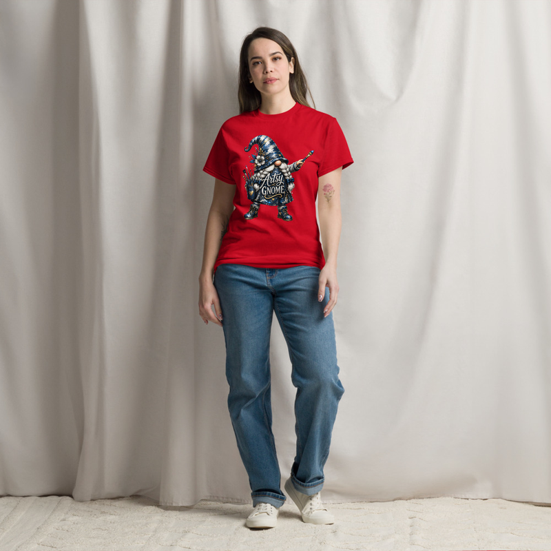 Unisex classic tee Gnome Artsy from Artsy & Fartsy