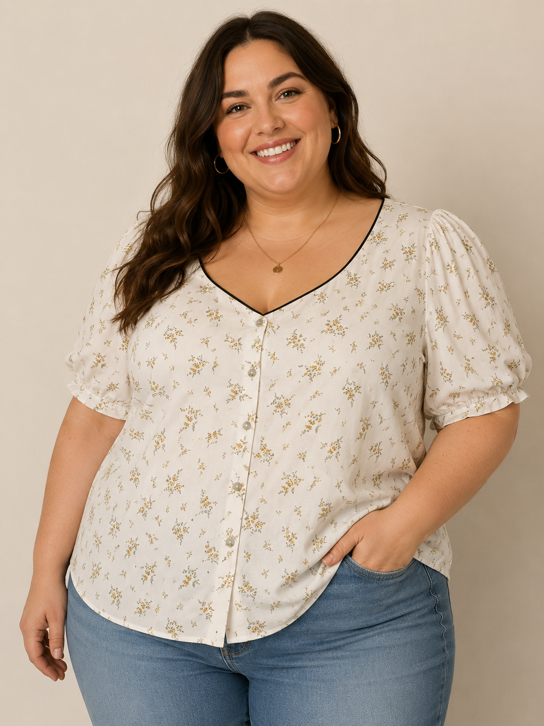 Floral Print Blouse