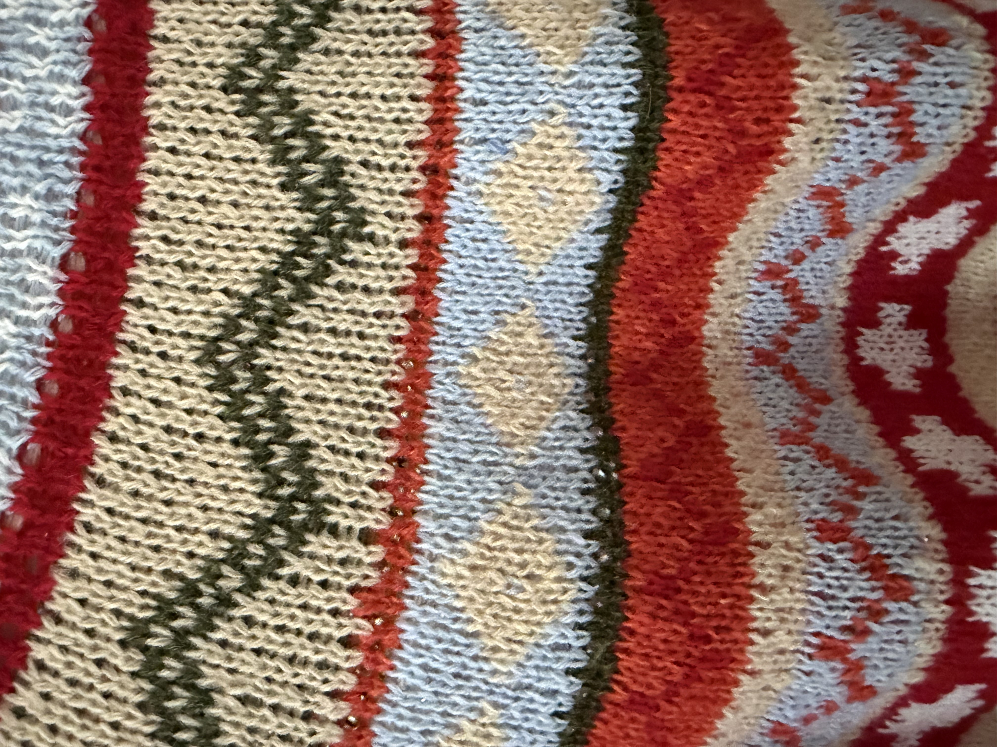 Patterned Knit Sweater