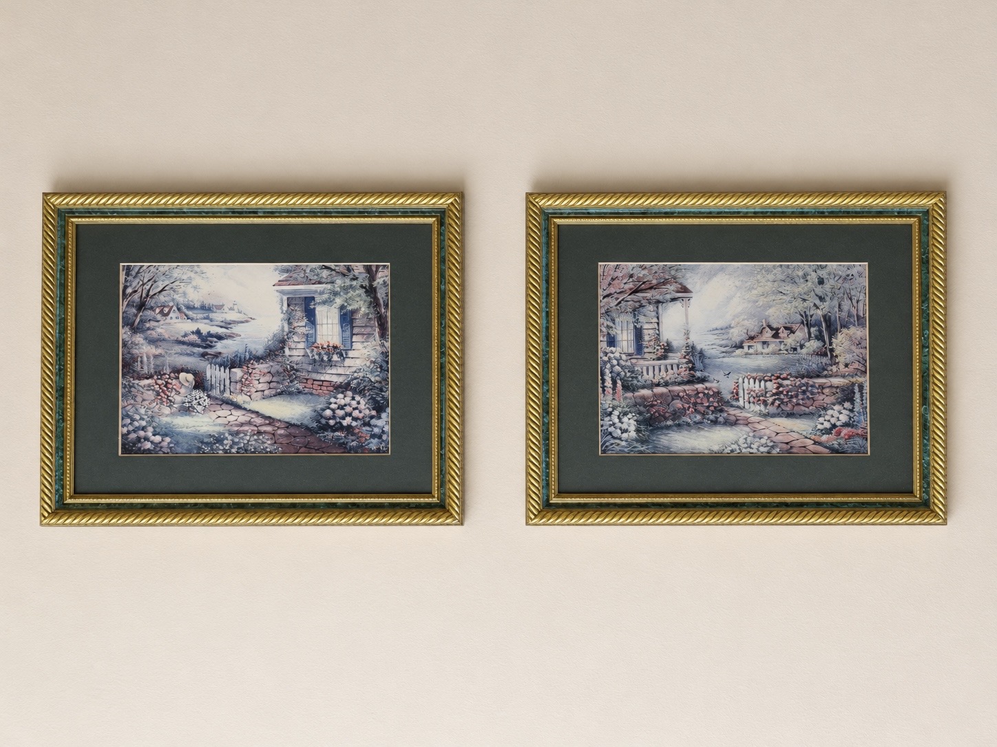 Whimsical House Framed Art Set