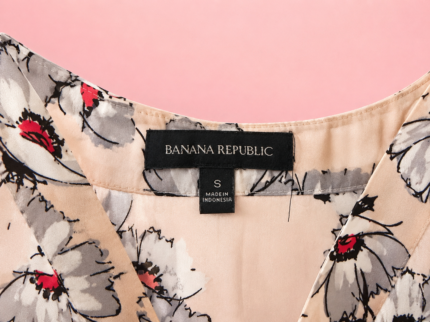 Banana Republic Floral Sleeveless Blouse