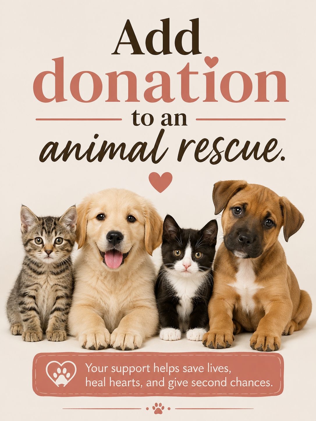 Add Donation to Featured Animal Rescue 