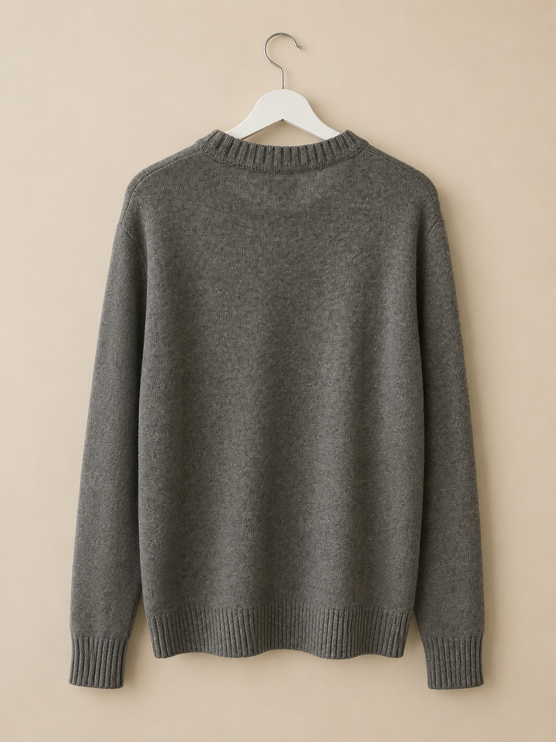 Men’s J Crew Classic Grey Wool Sweater