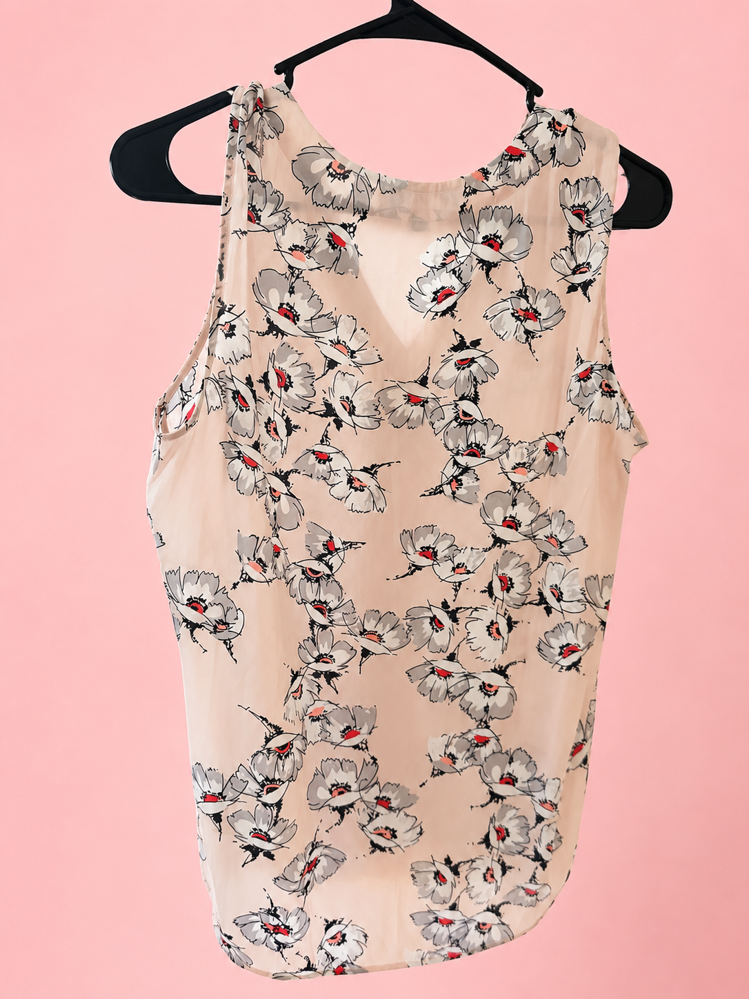 Banana Republic Floral Sleeveless Blouse