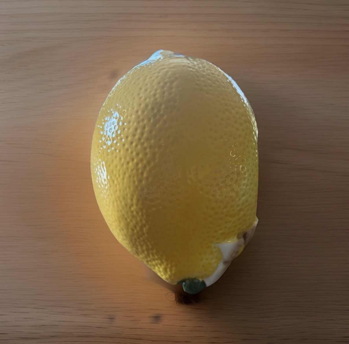 Lemon-Shaped Ceramic Sponge Holder