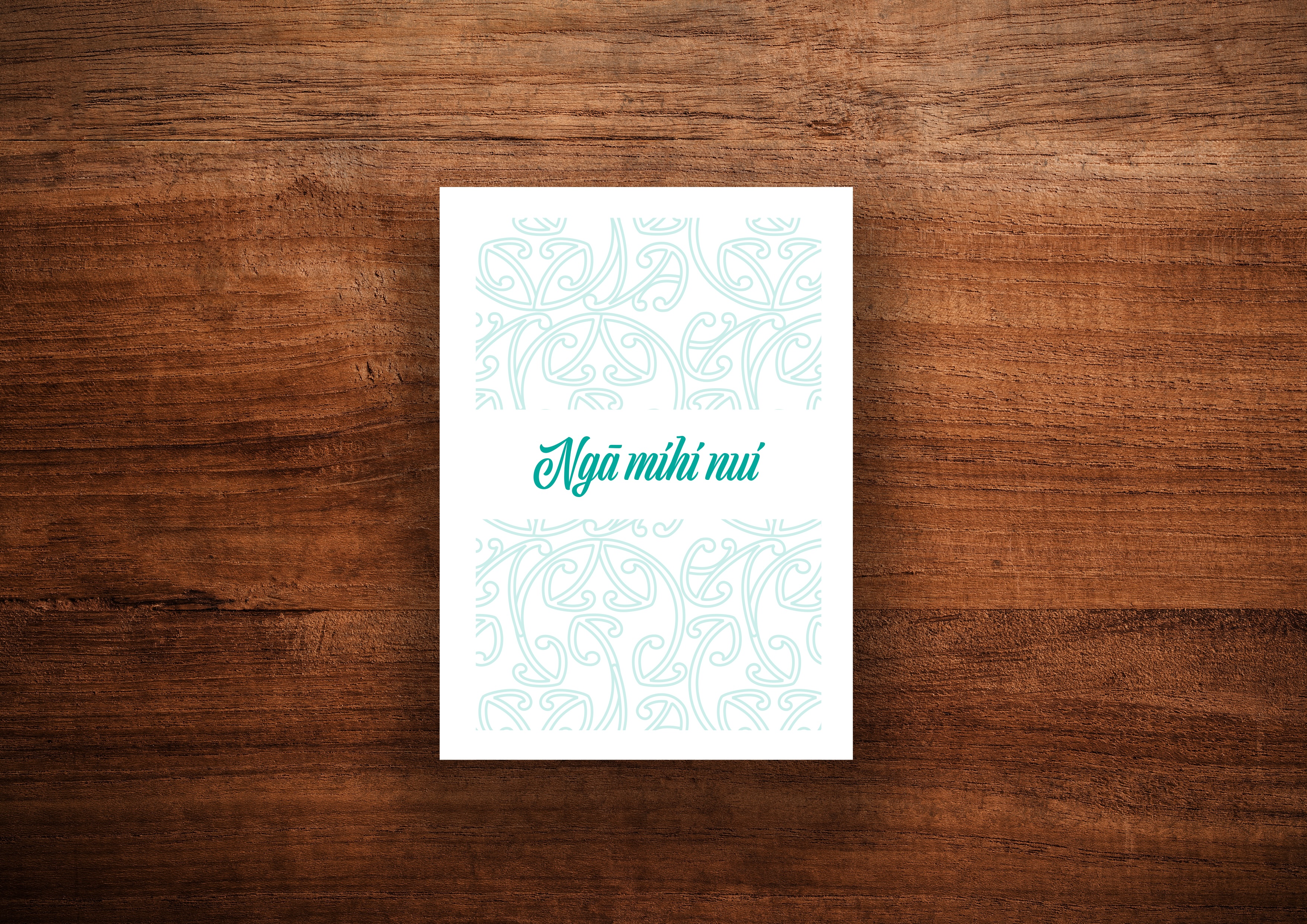 Ngā mihi nui 