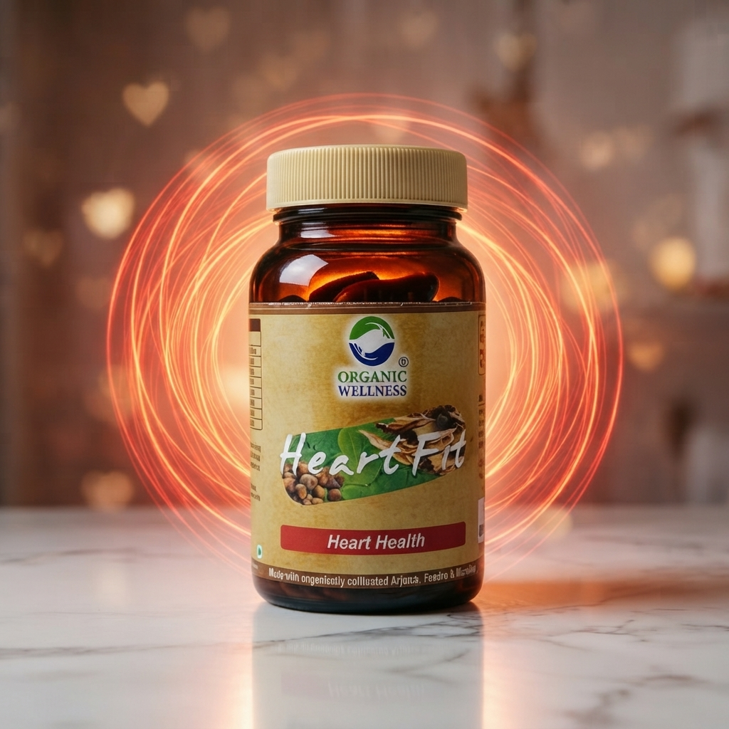 Organic Wellness Heart Fit Plant-Based Dietary Supplement (90 Veg Caps)