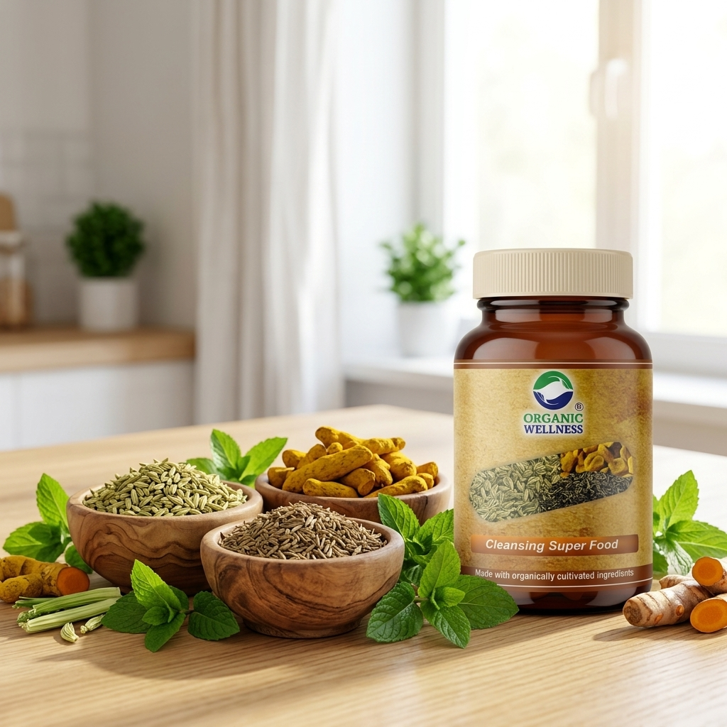 Organic Wellness Detox Plant-Based Dietary Supplement (90 Veg Caps)