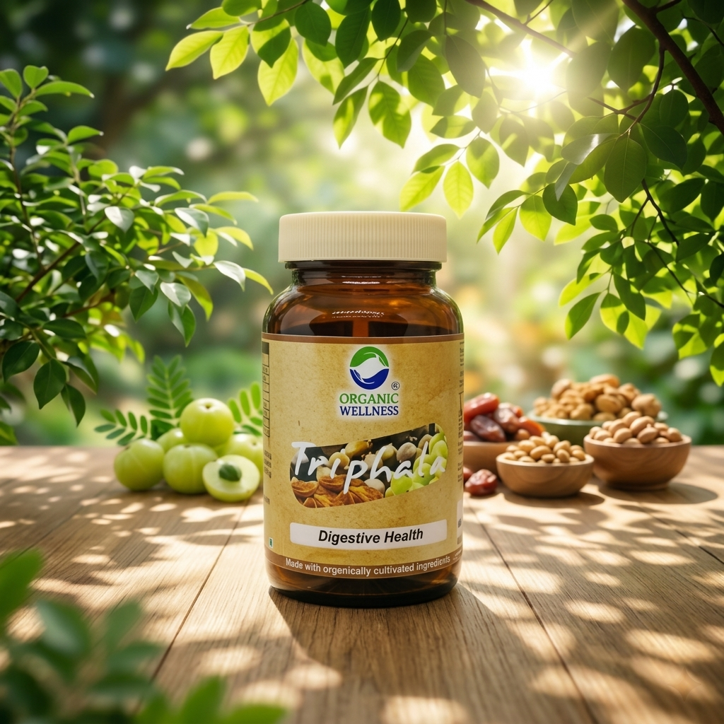 Organic Wellness Triphala Plant-Based Dietary Supplement (90 Veg Caps)