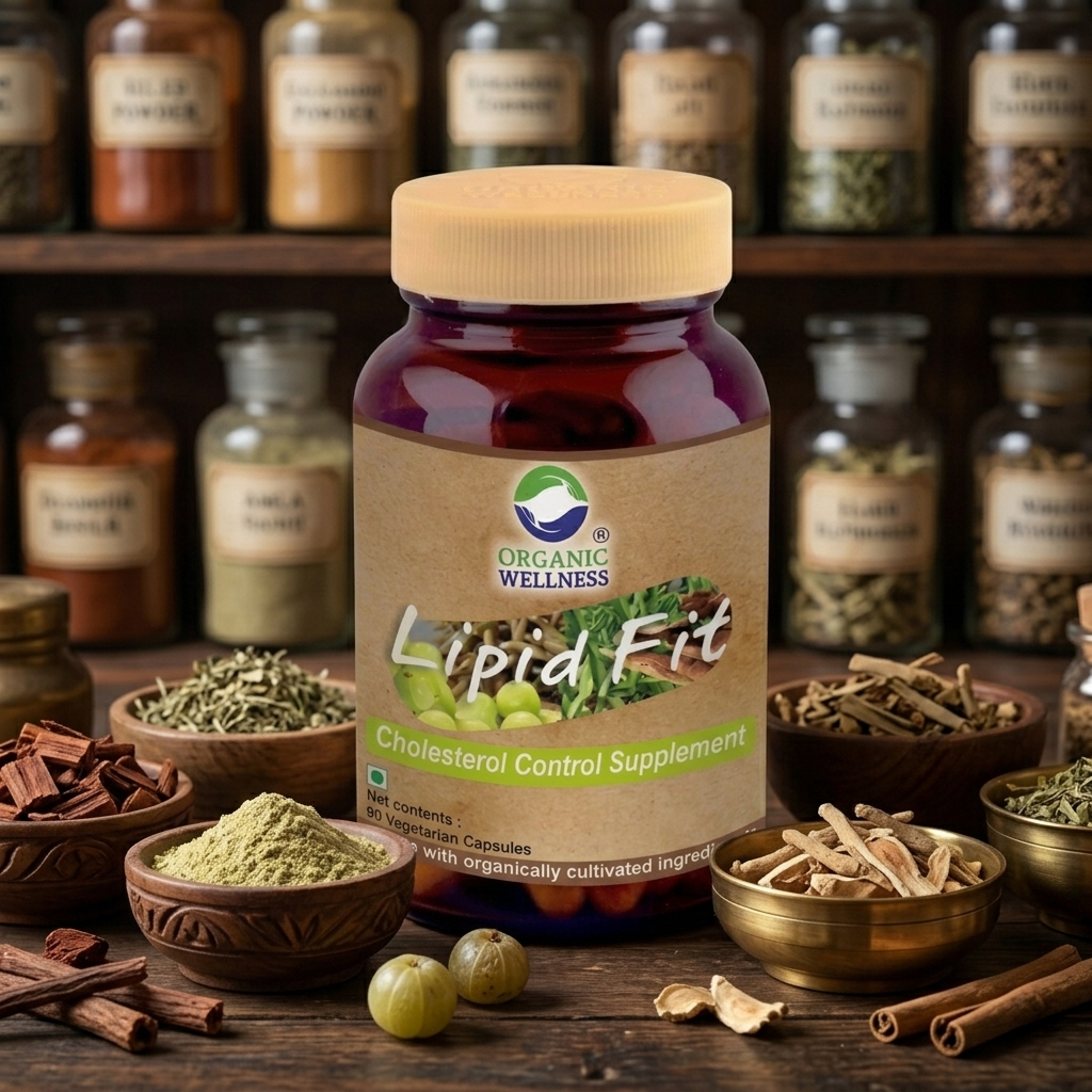 Organic Wellness Lipid Fit Plant-Based Dietary Supplement (90 Veg Caps)