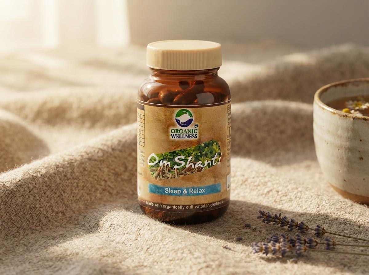 Organic Wellness Om Shanti Plant-Based Dietary Supplement (90 Veg Caps)