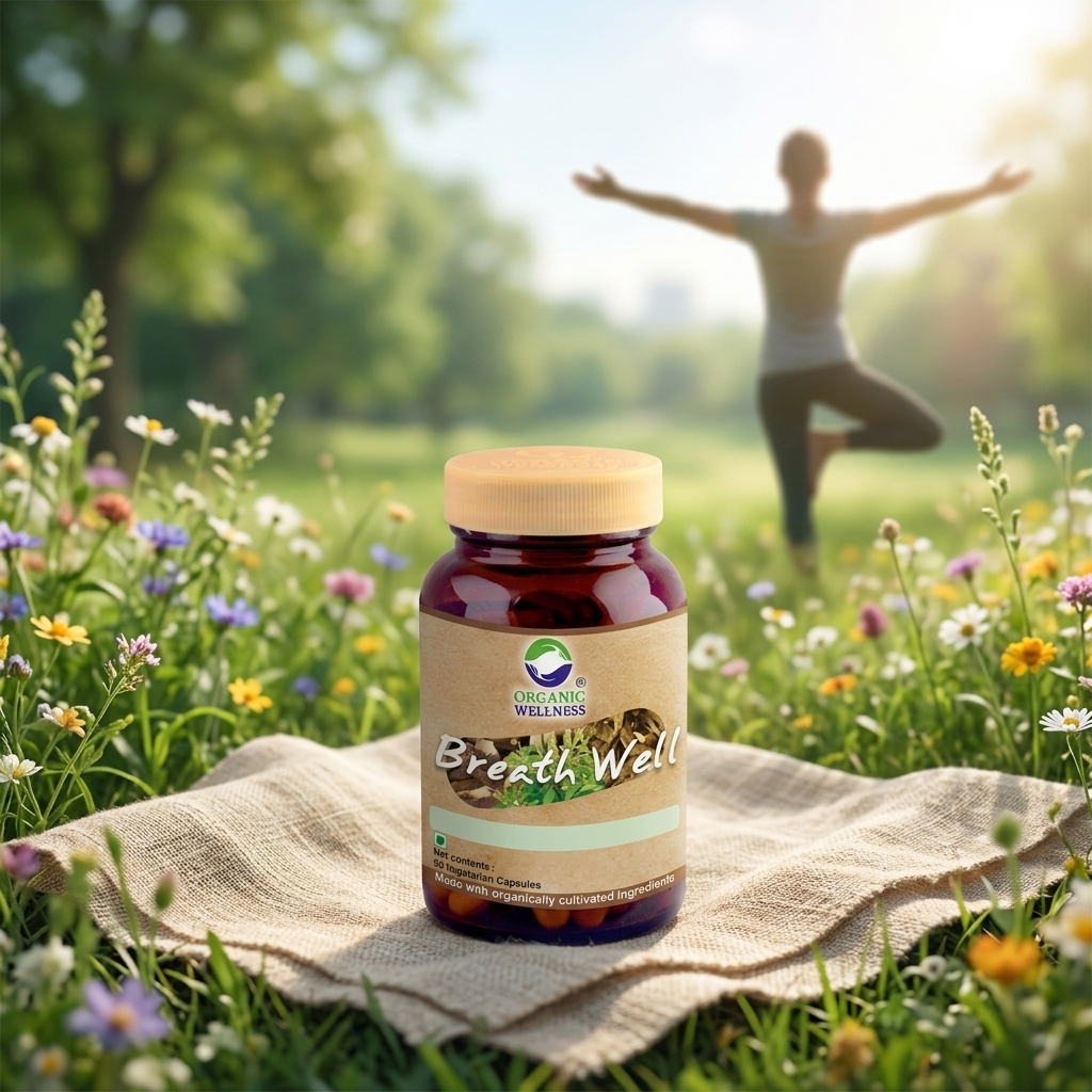 Organic Wellness Breath Well Plant-Based Dietary Supplement (90 Veg Caps)