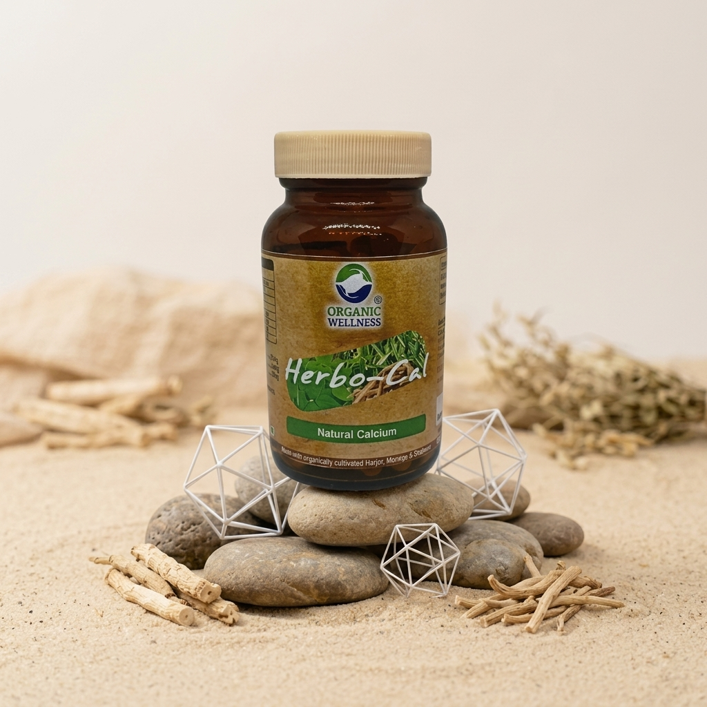 Organic Wellness Herbo-Cal Natural Calcium Support (90 Caps)