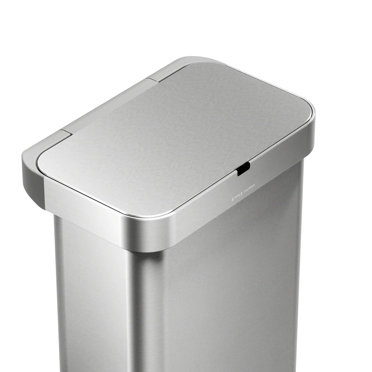 58L Voice Activated Sensor Can - Brushed Stainless Steel