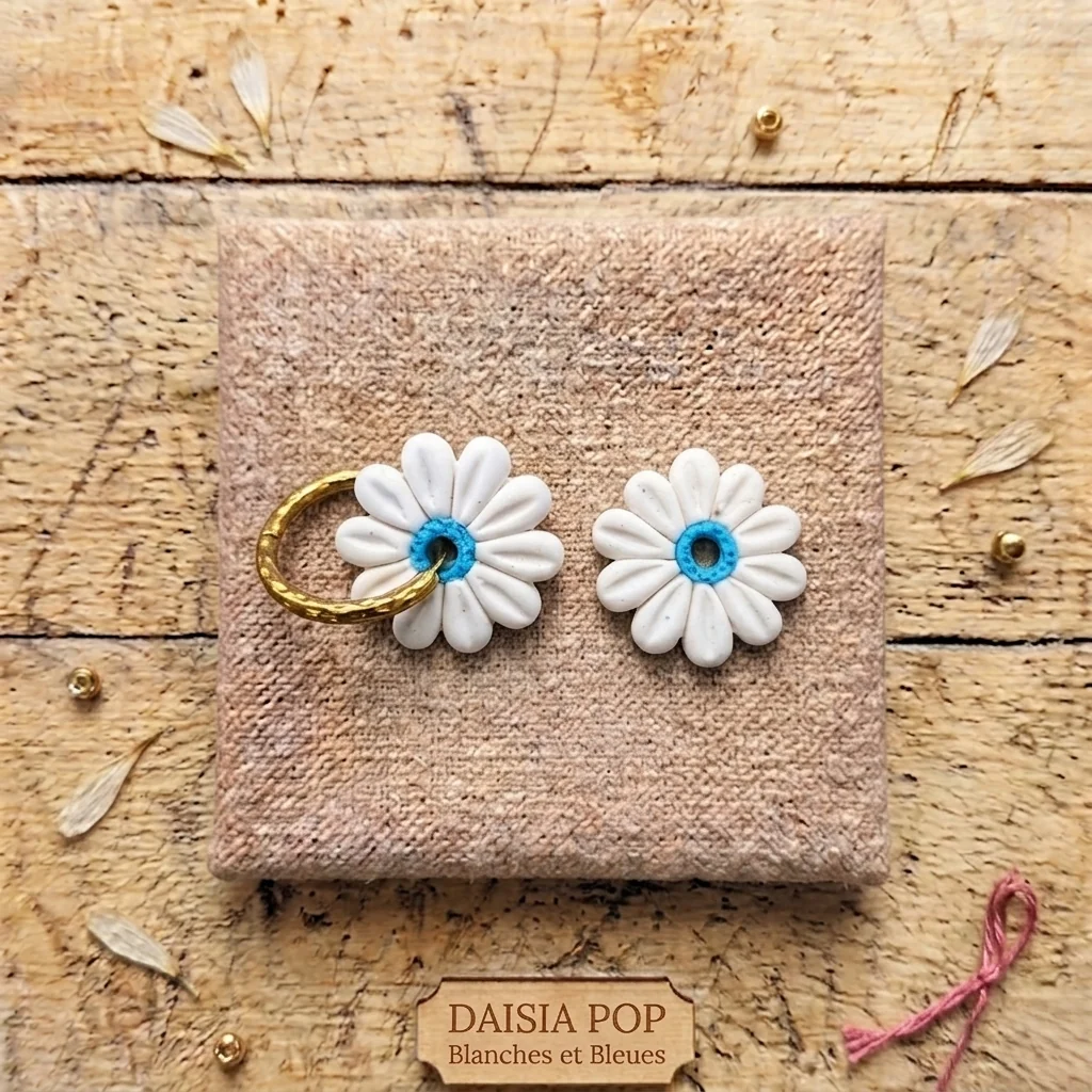 DAISIA POP - Boucles d'oreilles en pâte polymère