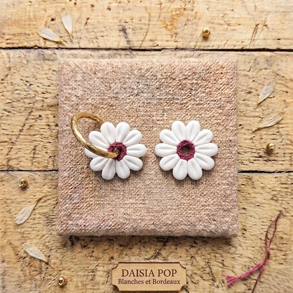 DAISIA POP - Boucles d'oreilles en pâte polymère