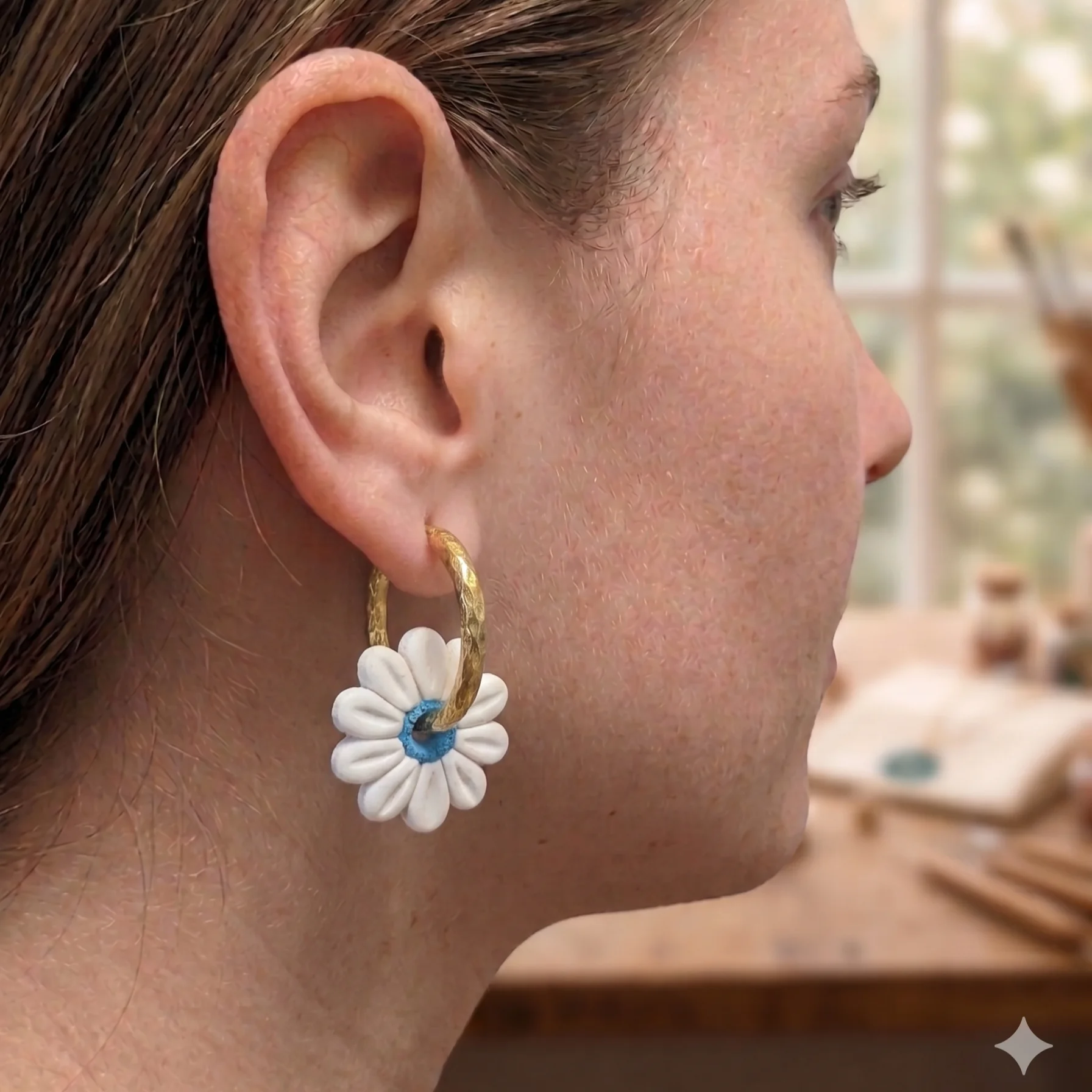 DAISIA POP - Boucles d'oreilles en pâte polymère