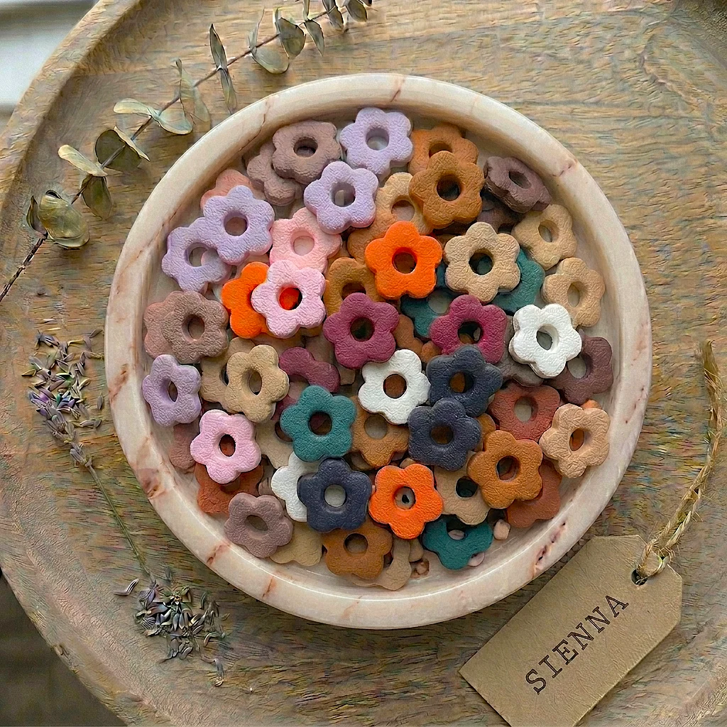 SIENNA - Boucles d'oreilles en pâte polymère