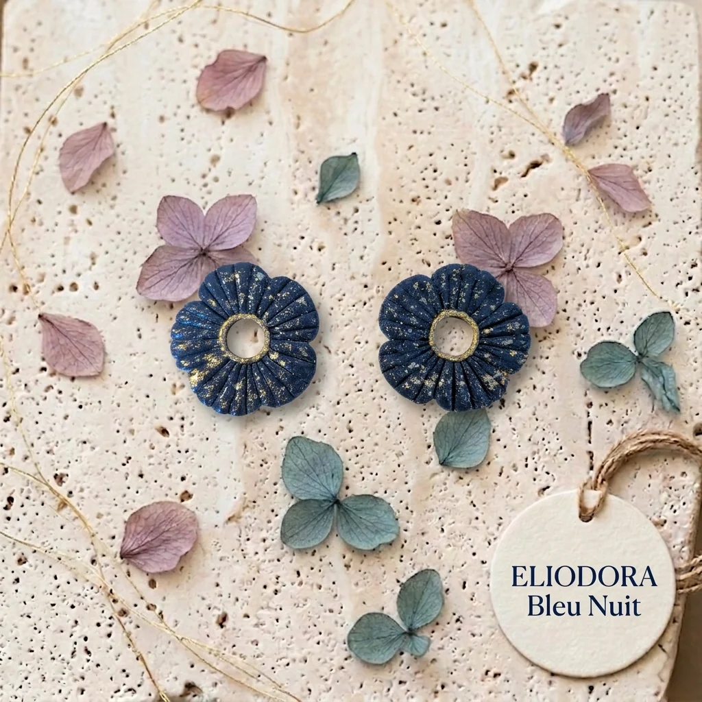 ELIODORA - Boucles d'oreilles en pâte polymère 