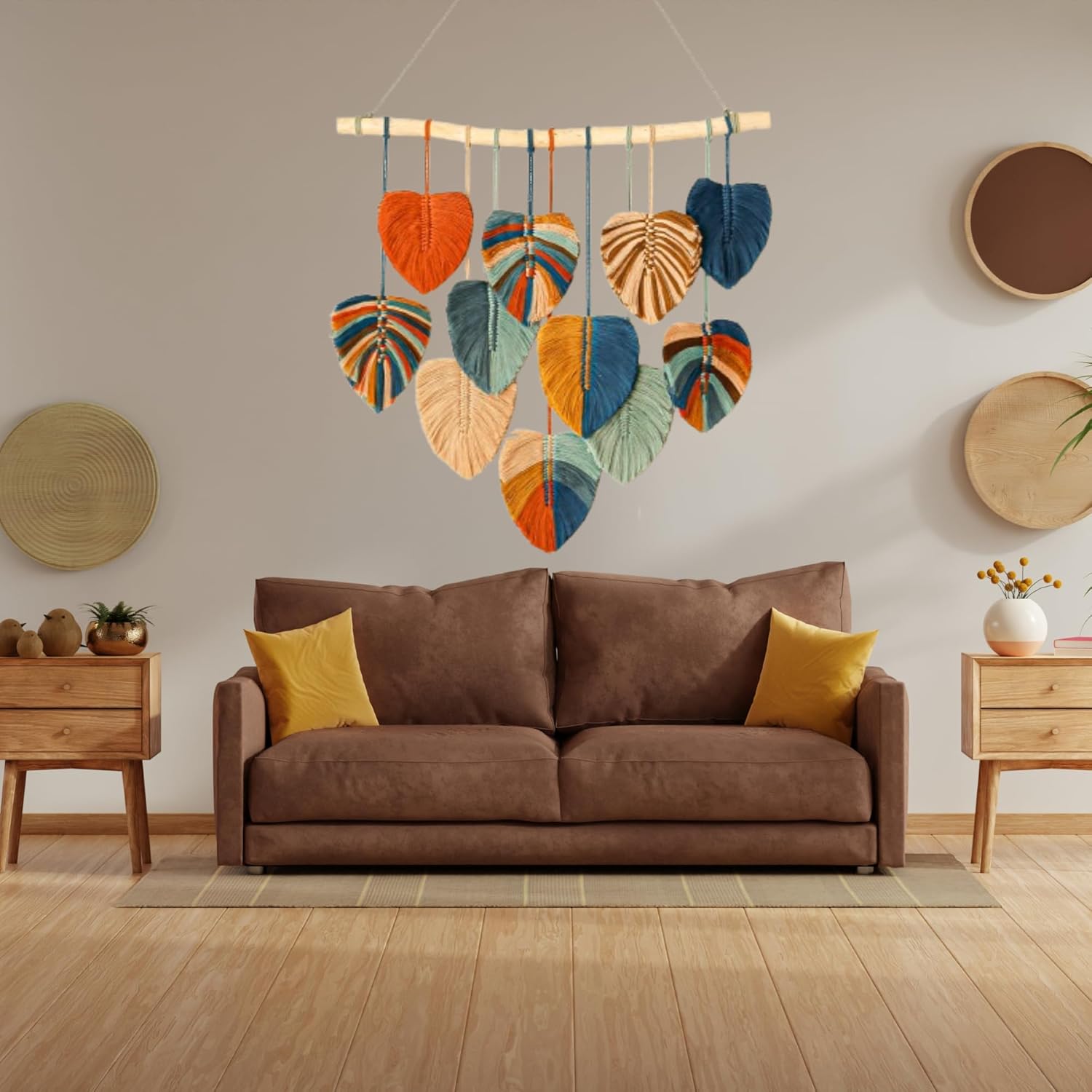 Bohemian Leaf Wall Hanging