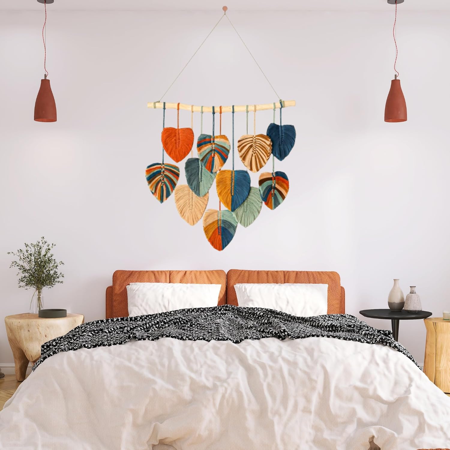 Bohemian Leaf Wall Hanging