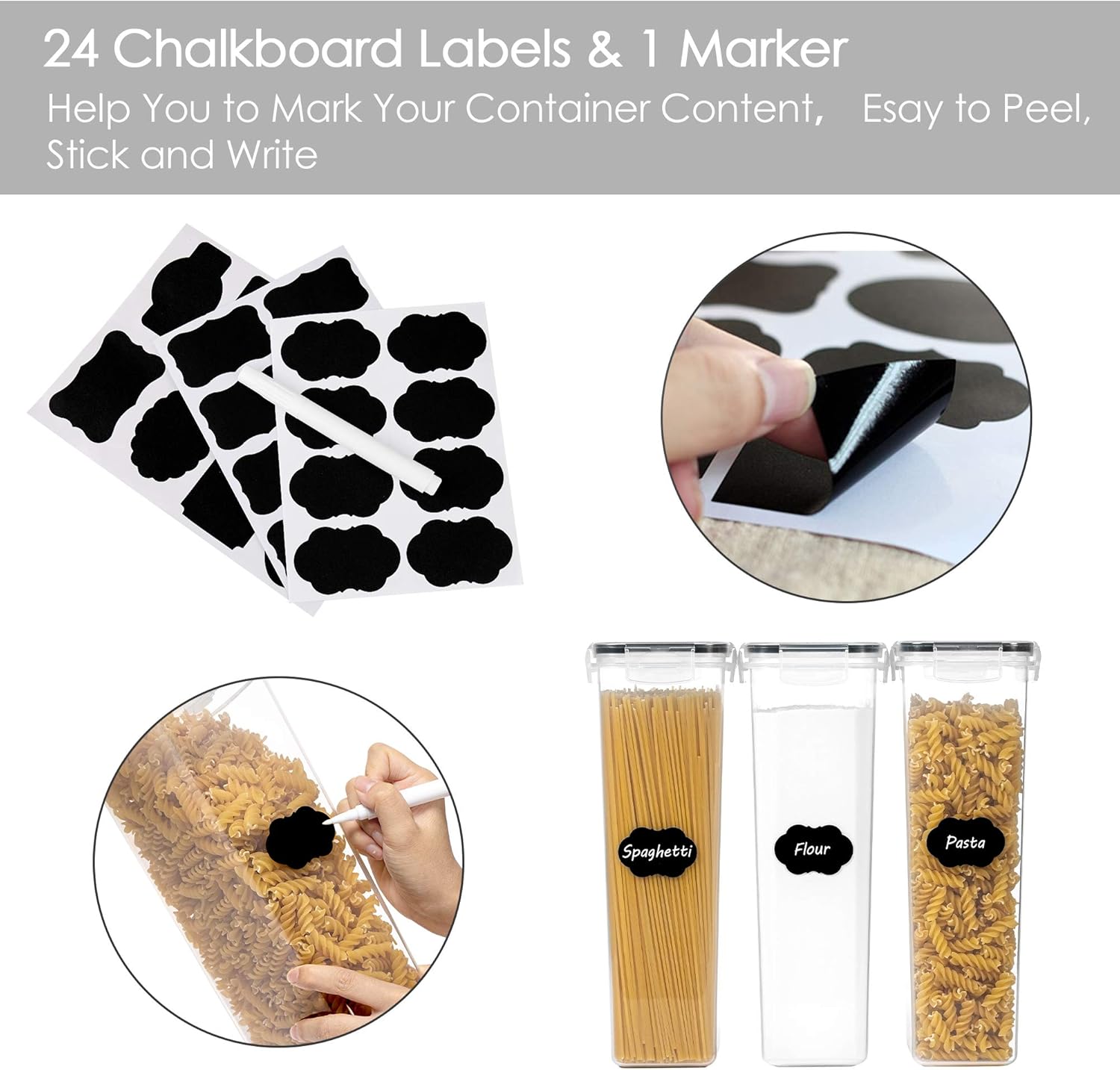 STOREGANIZE Airtight Canisters