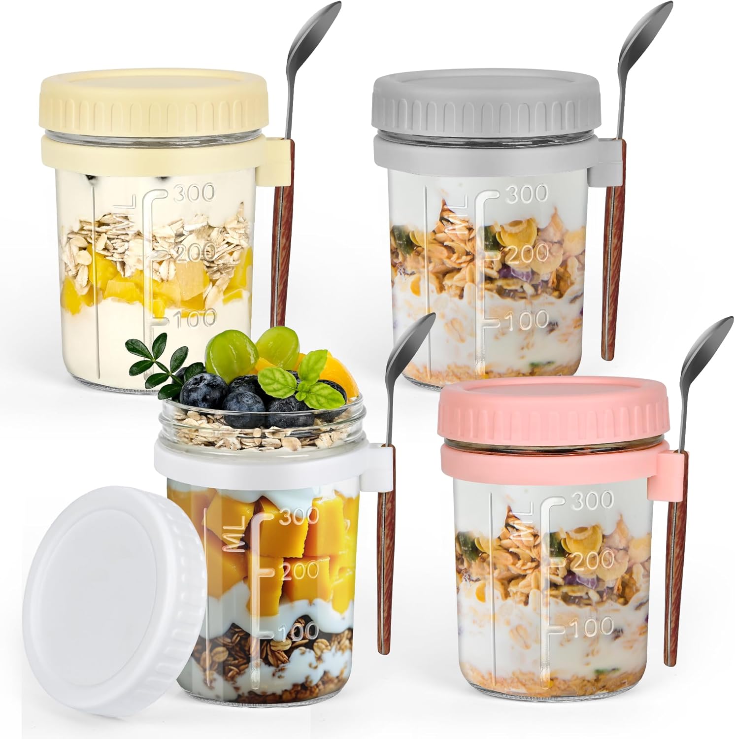 NETANY Overnight Oats Containers