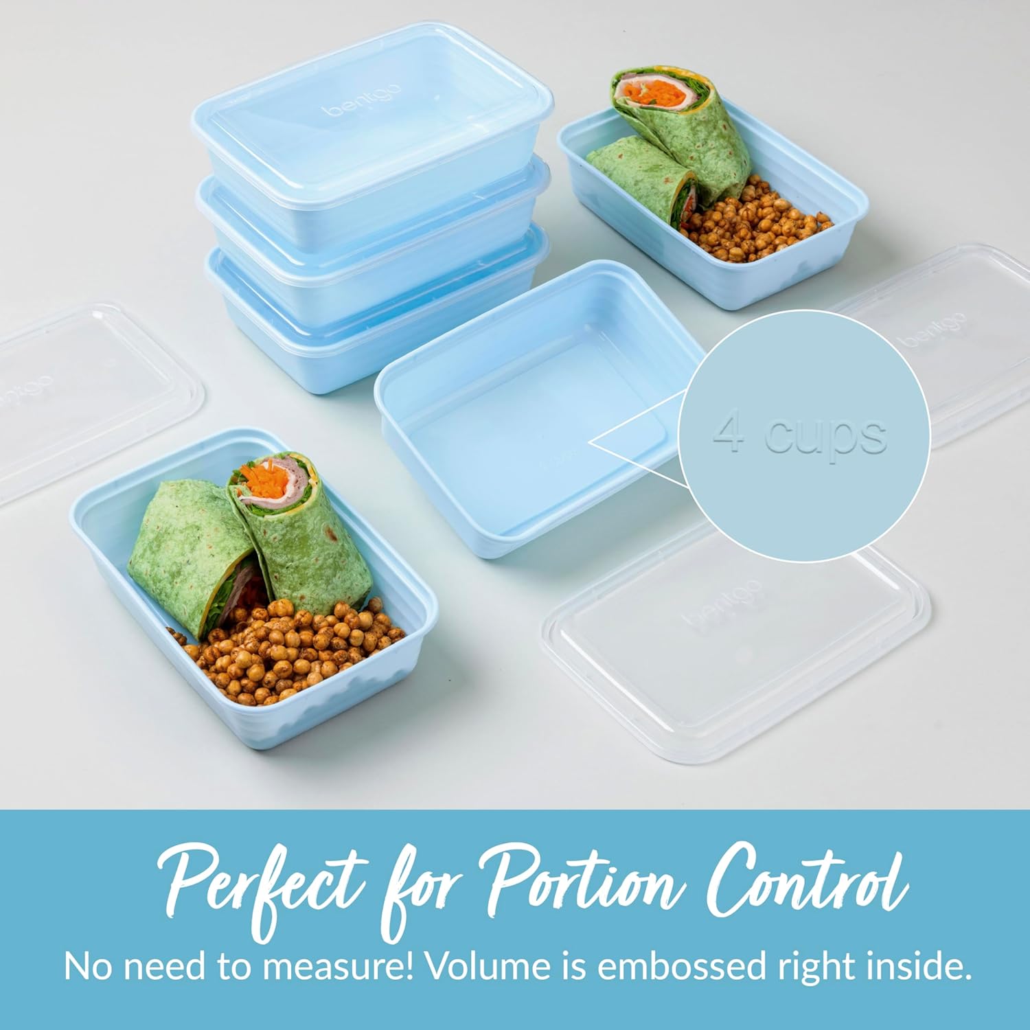 Bentgo 1-Compartment Meal Prep Containers