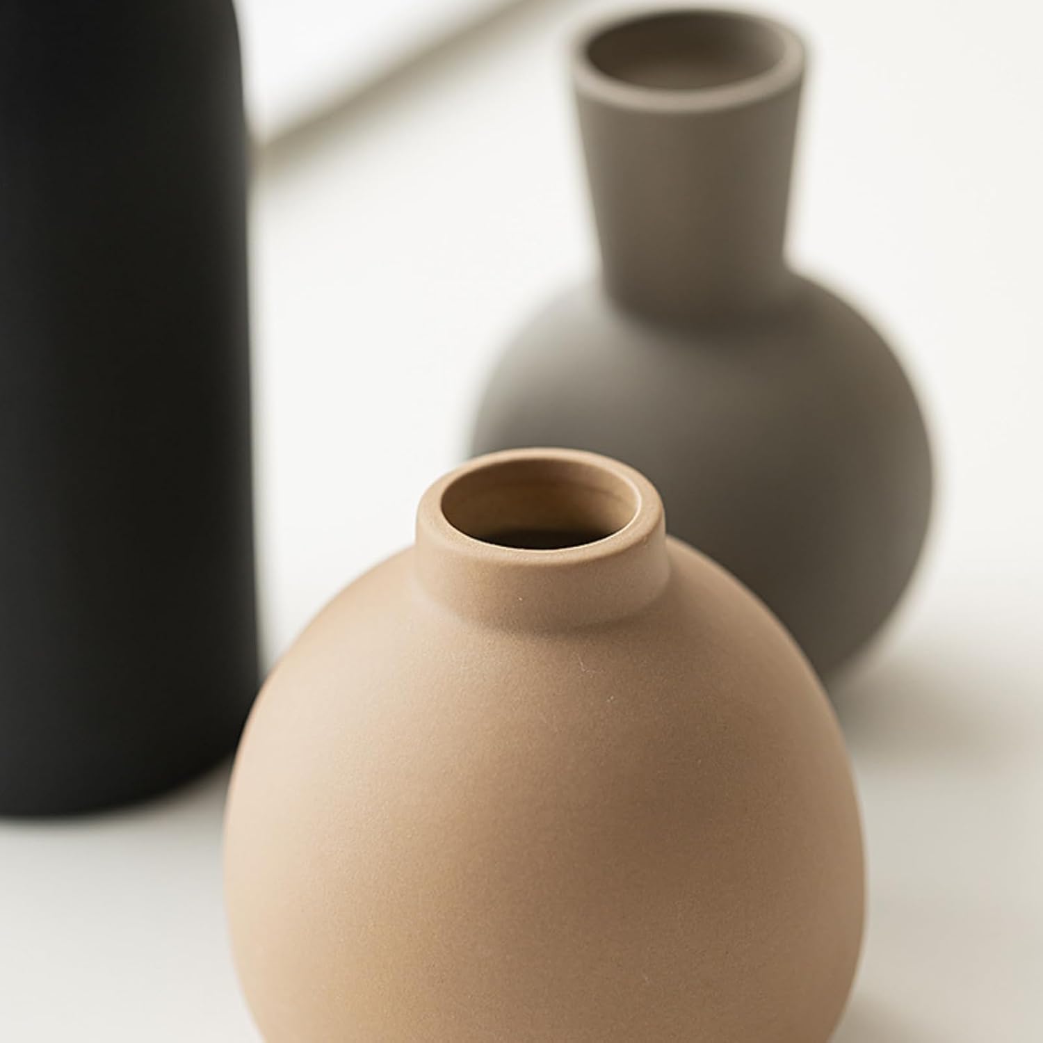 Minimalist Ceramic Vase Set
