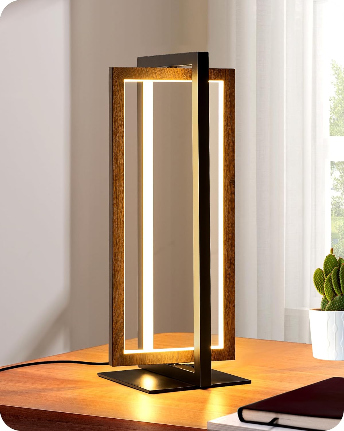 Modern Geometric LED Table Lamp