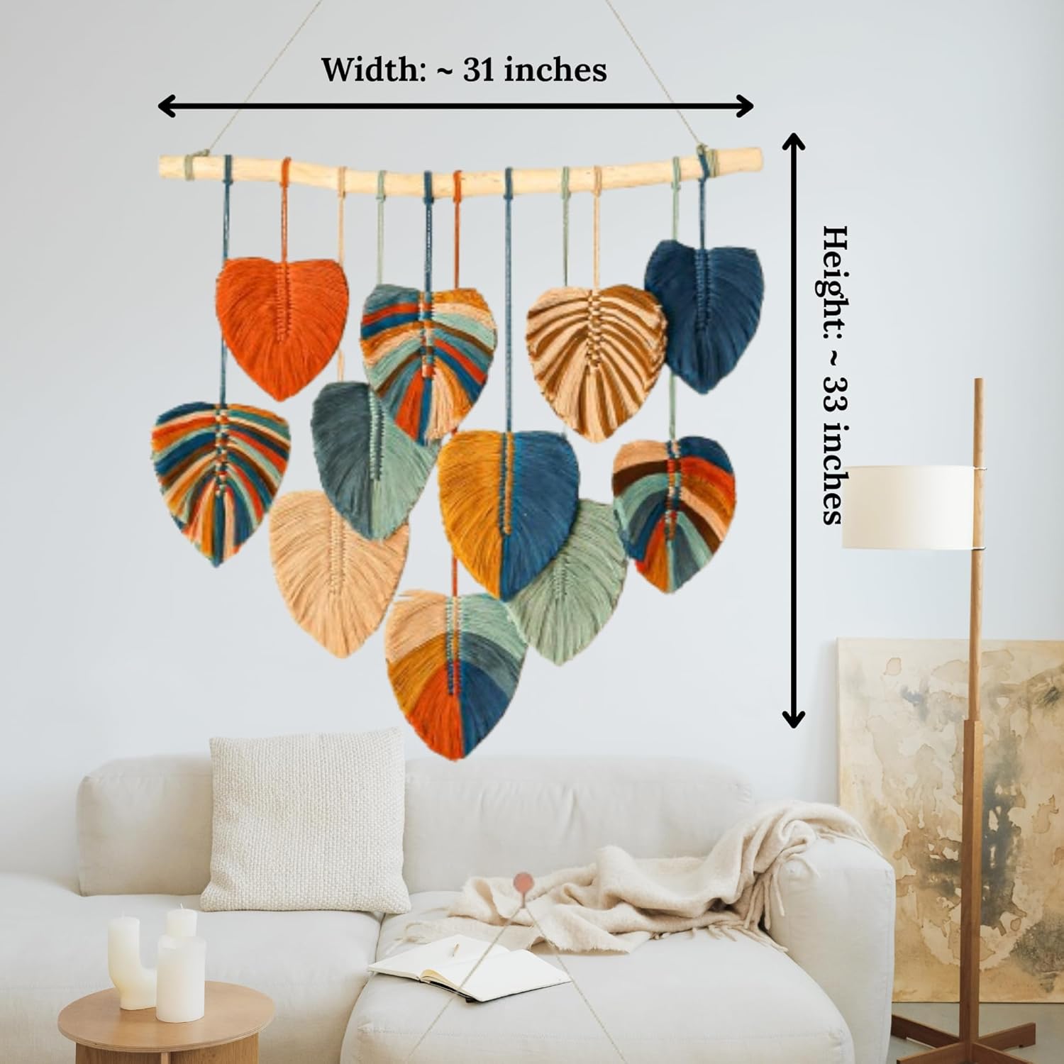 Bohemian Leaf Wall Hanging