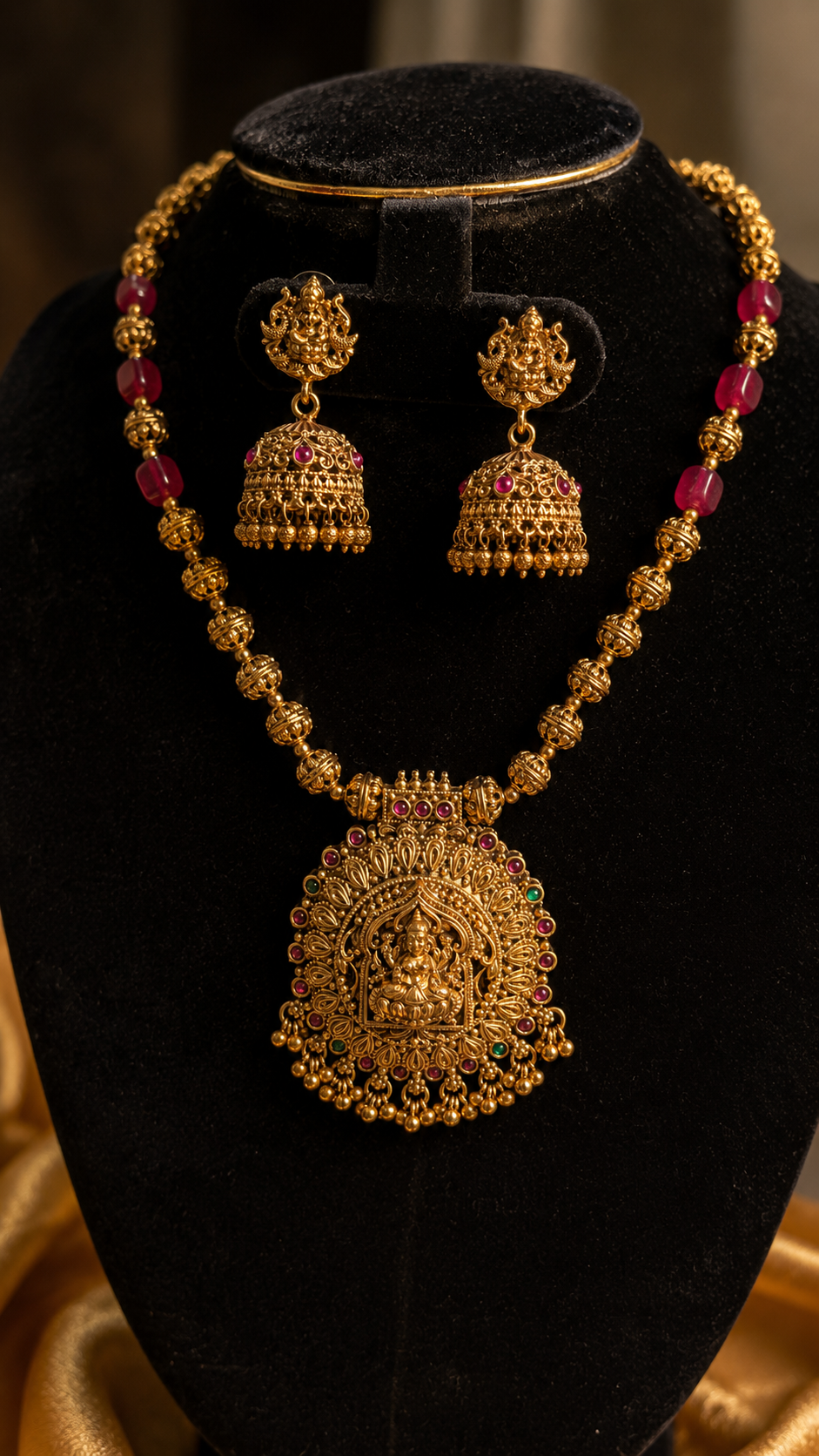 Traditional Temple Jewelry Set