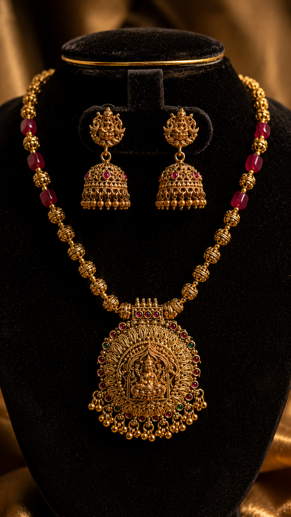 Traditional Temple Jewelry Set