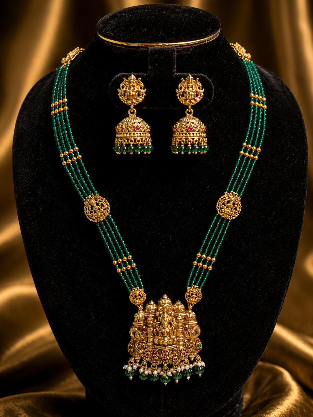 Antique Temple Jewellery Set