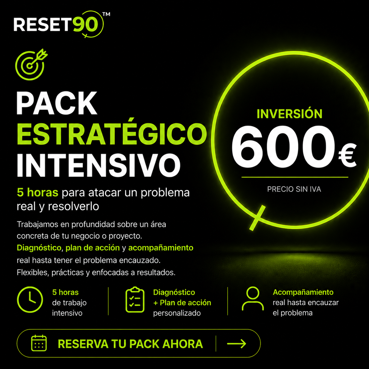 Pack Estratégico Intensivo | Pack 5 Horas | 